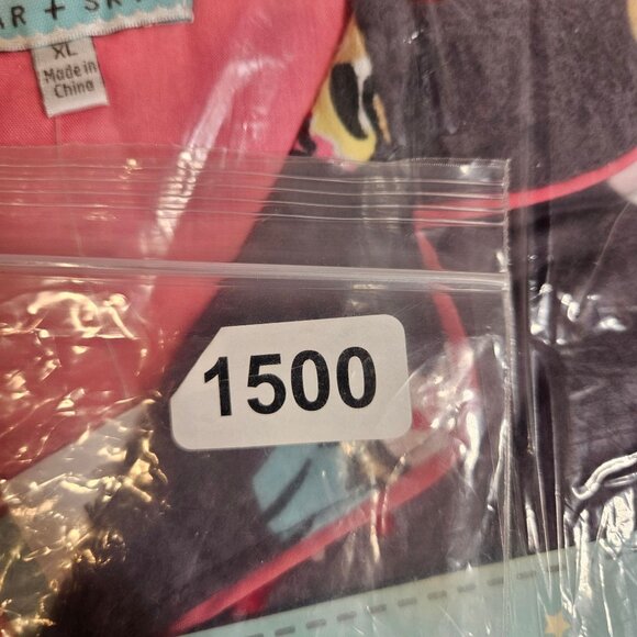 NWT Star+Skye Womens XL Cupcake snowman ginger breadman Print Flannel Pajama Set - Picture 7 of 8